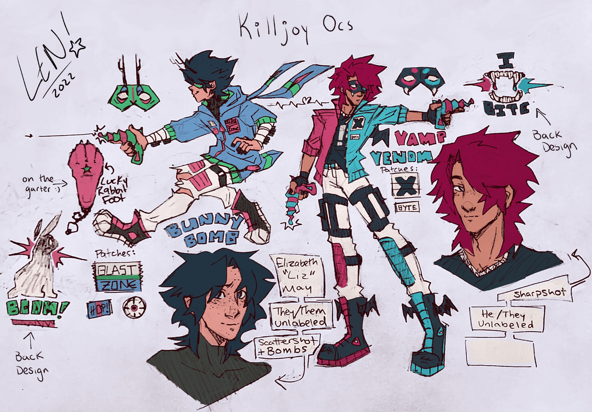 (Bunny, Vamp) Design Work 2022